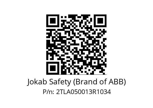   Jokab Safety (Brand of ABB) 2TLA050013R1034