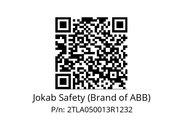   Jokab Safety (Brand of ABB) 2TLA050013R1232