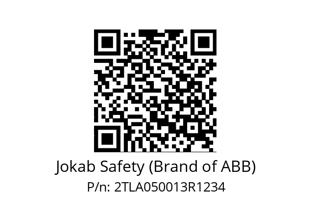   Jokab Safety (Brand of ABB) 2TLA050013R1234