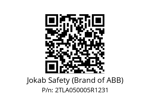   Jokab Safety (Brand of ABB) 2TLA050005R1231