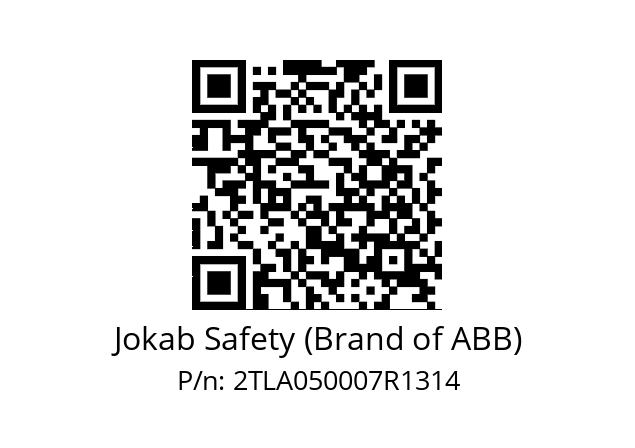   Jokab Safety (Brand of ABB) 2TLA050007R1314