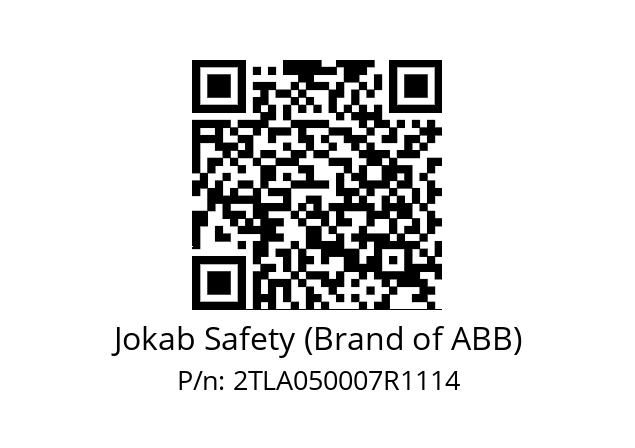   Jokab Safety (Brand of ABB) 2TLA050007R1114