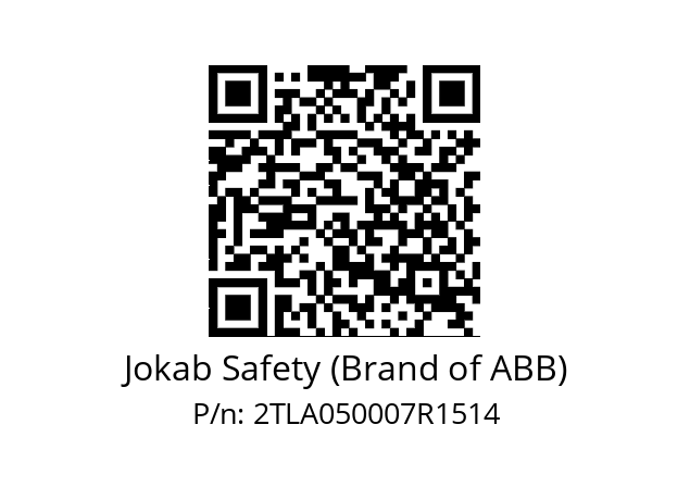   Jokab Safety (Brand of ABB) 2TLA050007R1514