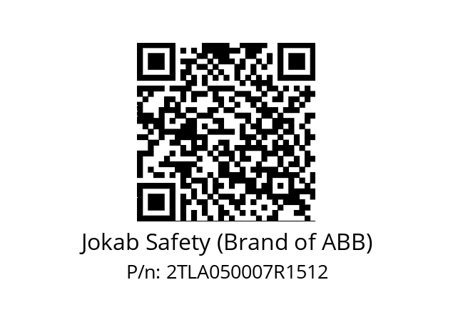   Jokab Safety (Brand of ABB) 2TLA050007R1512