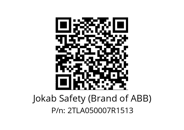   Jokab Safety (Brand of ABB) 2TLA050007R1513