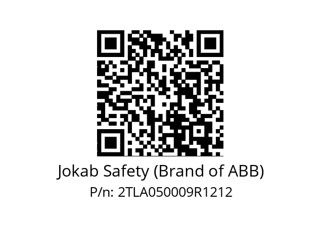   Jokab Safety (Brand of ABB) 2TLA050009R1212