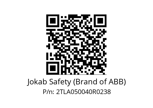   Jokab Safety (Brand of ABB) 2TLA050040R0238