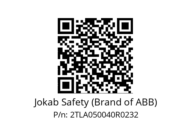   Jokab Safety (Brand of ABB) 2TLA050040R0232