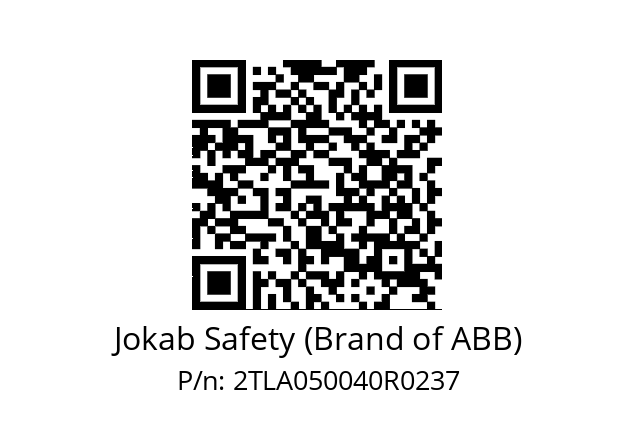   Jokab Safety (Brand of ABB) 2TLA050040R0237