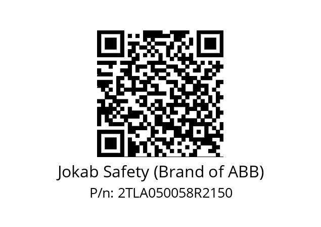   Jokab Safety (Brand of ABB) 2TLA050058R2150