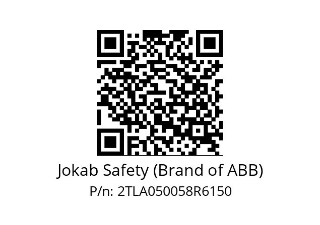   Jokab Safety (Brand of ABB) 2TLA050058R6150