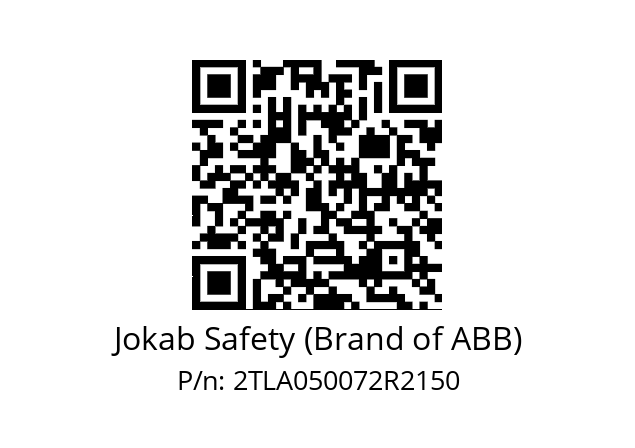   Jokab Safety (Brand of ABB) 2TLA050072R2150