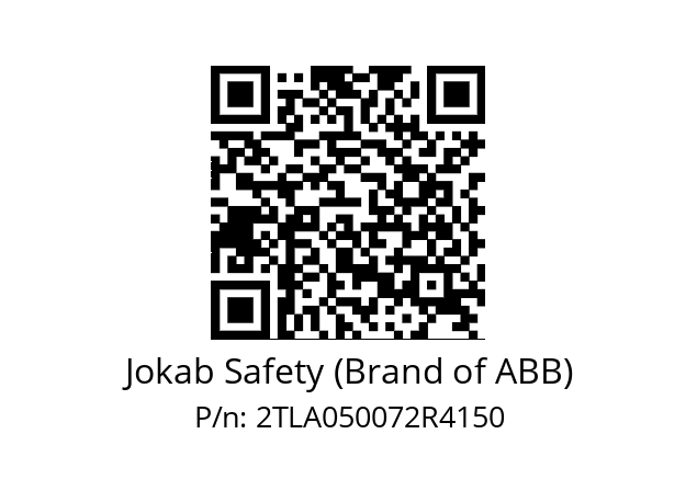   Jokab Safety (Brand of ABB) 2TLA050072R4150