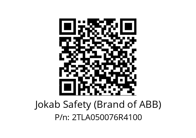   Jokab Safety (Brand of ABB) 2TLA050076R4100