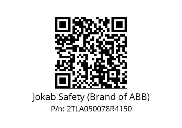   Jokab Safety (Brand of ABB) 2TLA050078R4150