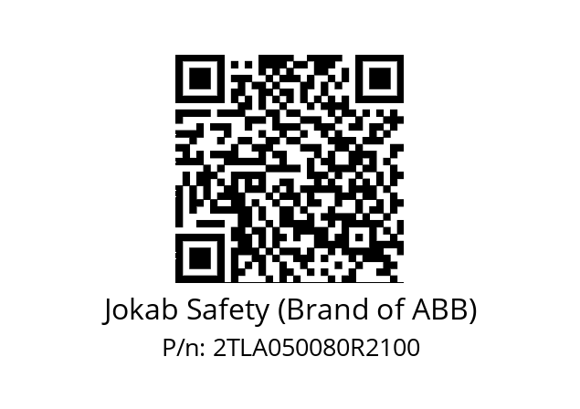   Jokab Safety (Brand of ABB) 2TLA050080R2100