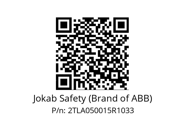   Jokab Safety (Brand of ABB) 2TLA050015R1033