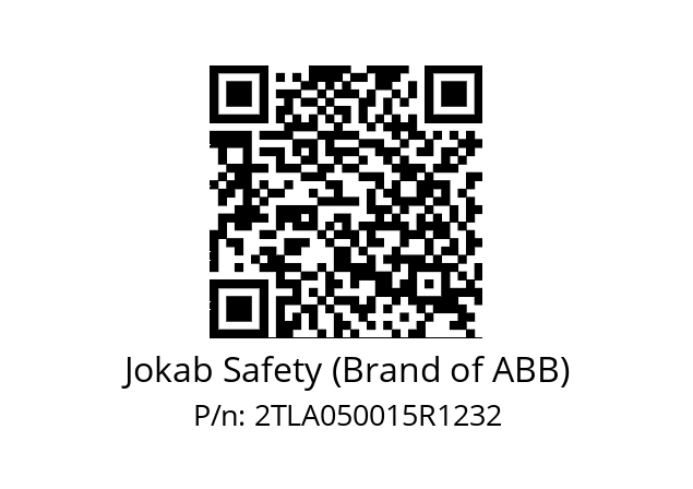   Jokab Safety (Brand of ABB) 2TLA050015R1232