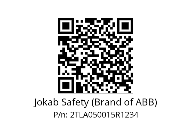   Jokab Safety (Brand of ABB) 2TLA050015R1234