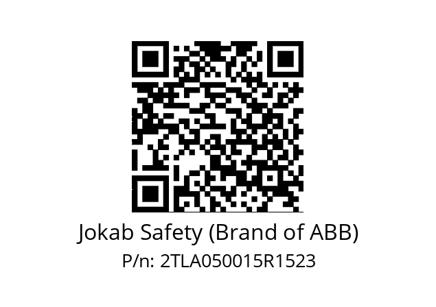   Jokab Safety (Brand of ABB) 2TLA050015R1523