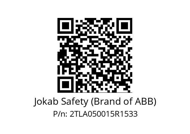   Jokab Safety (Brand of ABB) 2TLA050015R1533