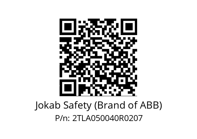   Jokab Safety (Brand of ABB) 2TLA050040R0207