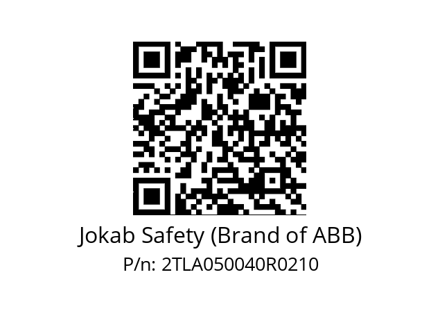   Jokab Safety (Brand of ABB) 2TLA050040R0210