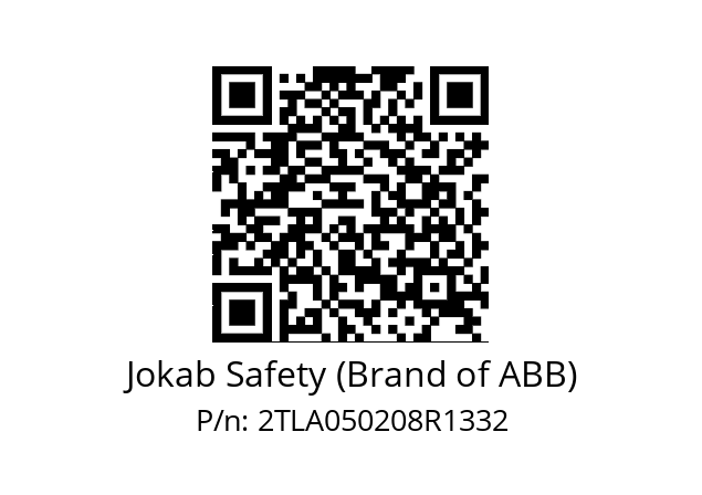   Jokab Safety (Brand of ABB) 2TLA050208R1332