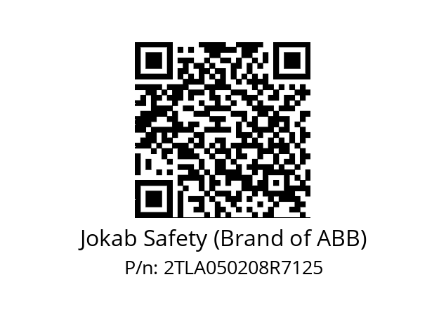   Jokab Safety (Brand of ABB) 2TLA050208R7125