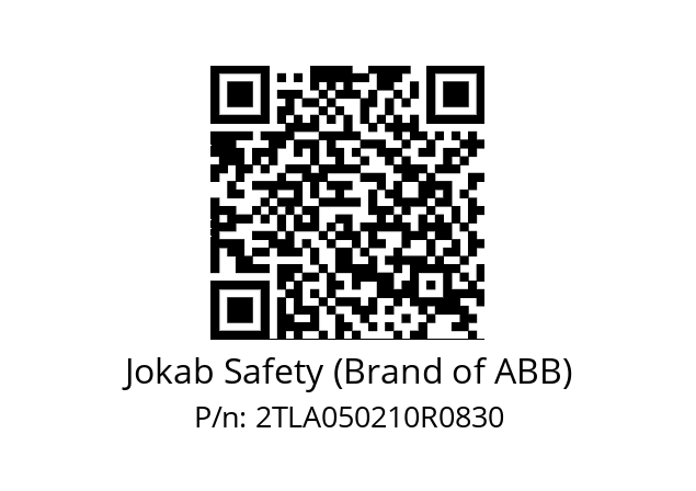   Jokab Safety (Brand of ABB) 2TLA050210R0830