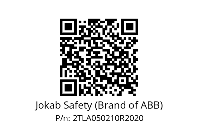   Jokab Safety (Brand of ABB) 2TLA050210R2020