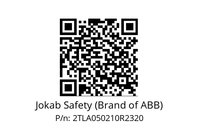   Jokab Safety (Brand of ABB) 2TLA050210R2320