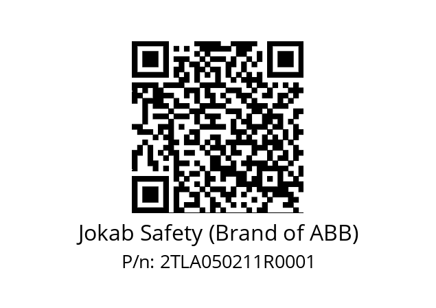   Jokab Safety (Brand of ABB) 2TLA050211R0001