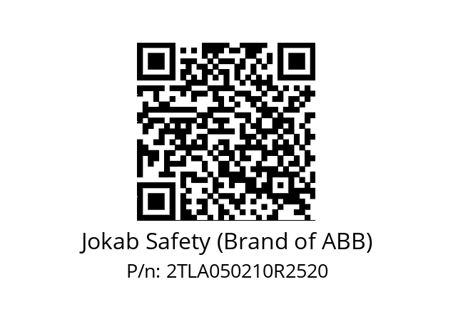   Jokab Safety (Brand of ABB) 2TLA050210R2520