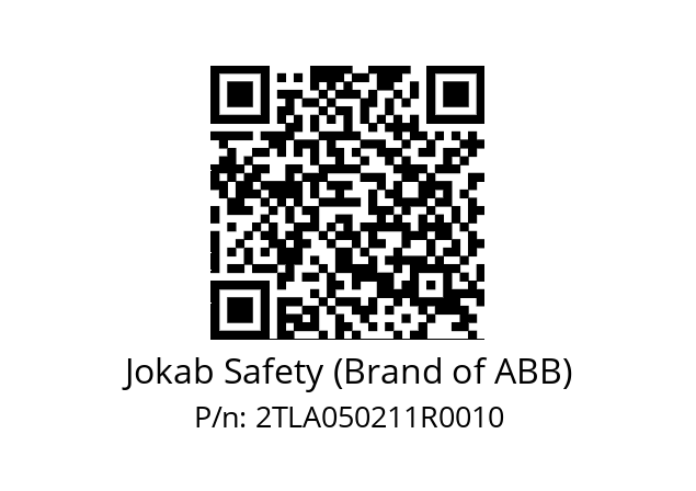   Jokab Safety (Brand of ABB) 2TLA050211R0010