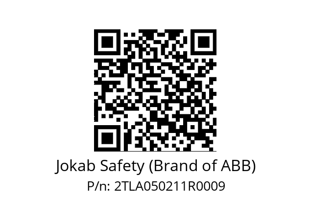   Jokab Safety (Brand of ABB) 2TLA050211R0009