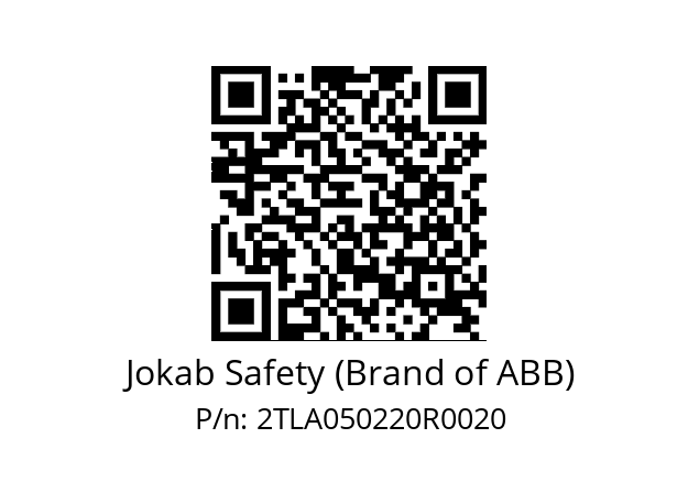   Jokab Safety (Brand of ABB) 2TLA050220R0020