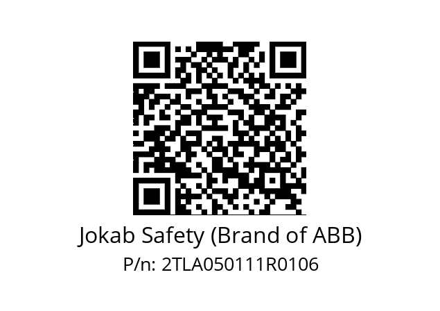   Jokab Safety (Brand of ABB) 2TLA050111R0106