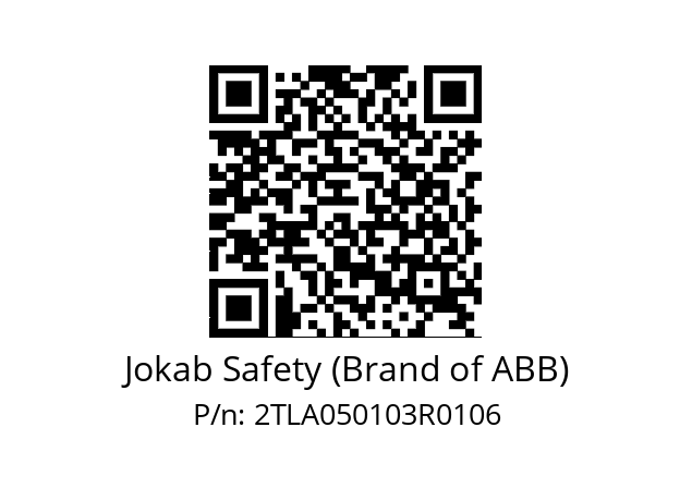   Jokab Safety (Brand of ABB) 2TLA050103R0106