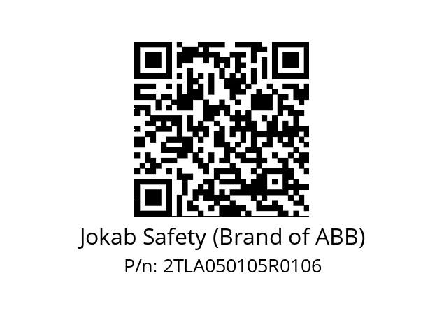   Jokab Safety (Brand of ABB) 2TLA050105R0106