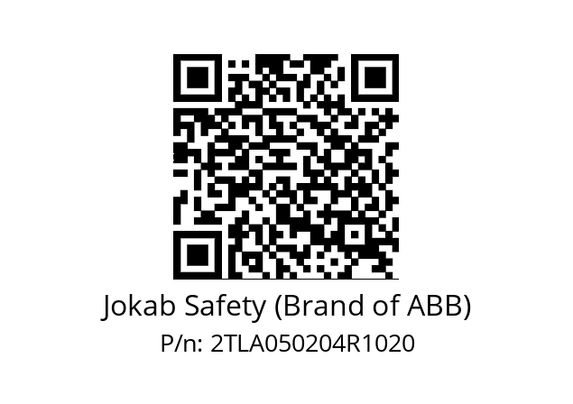   Jokab Safety (Brand of ABB) 2TLA050204R1020