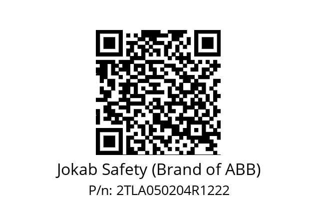   Jokab Safety (Brand of ABB) 2TLA050204R1222