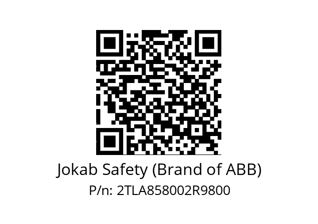   Jokab Safety (Brand of ABB) 2TLA858002R9800