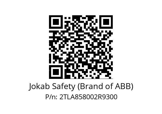   Jokab Safety (Brand of ABB) 2TLA858002R9300