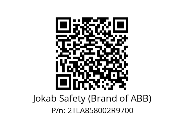   Jokab Safety (Brand of ABB) 2TLA858002R9700