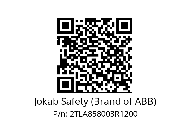   Jokab Safety (Brand of ABB) 2TLA858003R1200