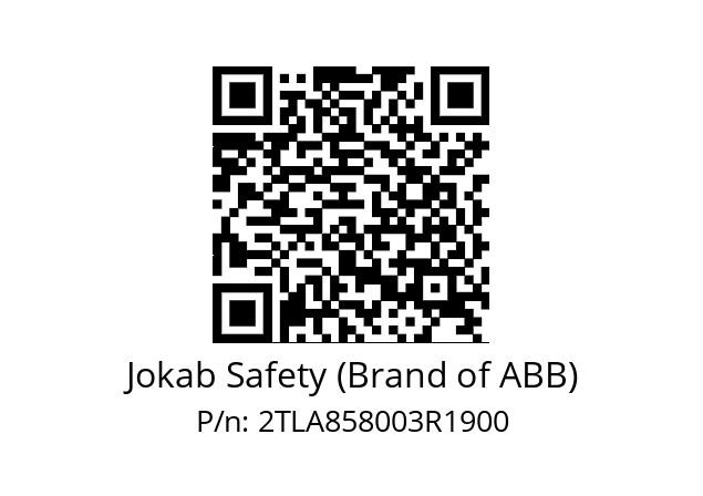   Jokab Safety (Brand of ABB) 2TLA858003R1900