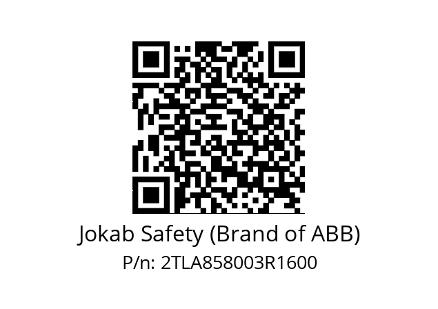   Jokab Safety (Brand of ABB) 2TLA858003R1600