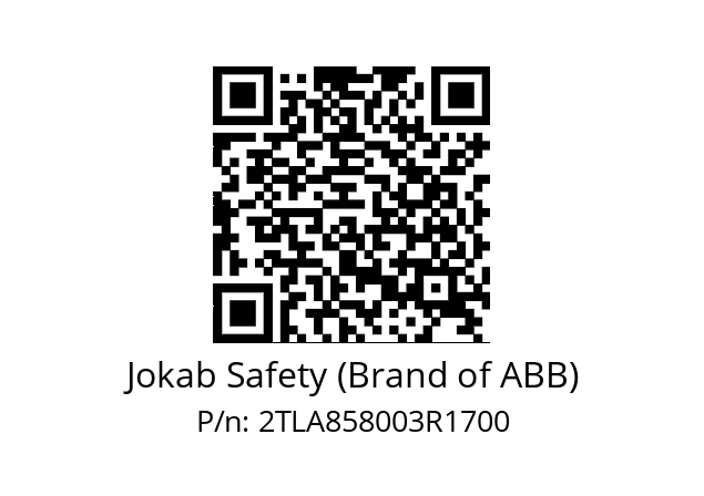   Jokab Safety (Brand of ABB) 2TLA858003R1700