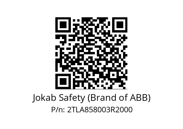   Jokab Safety (Brand of ABB) 2TLA858003R2000